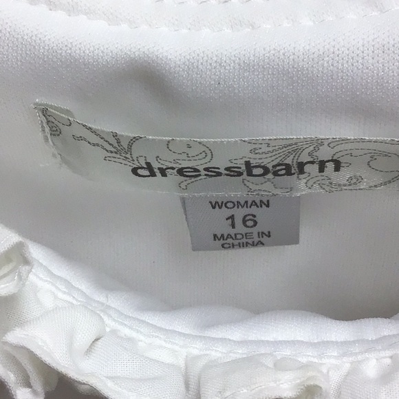 Dress barn dress white size 16 woman - Picture 7 of 16